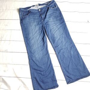 RWN by Rawan curvy bootcut medium blue jeans 26